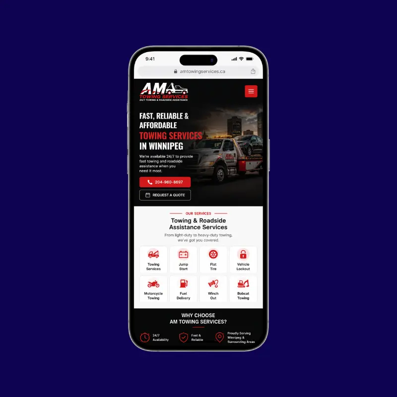 AM Towing Services Winnipeg